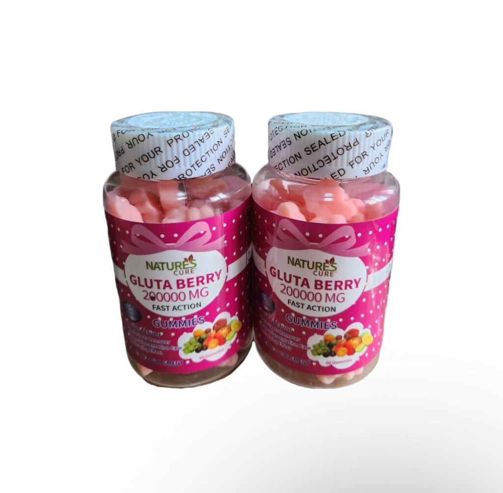 Nature’s Cure Gluta Berry Gummies (Fast Action)