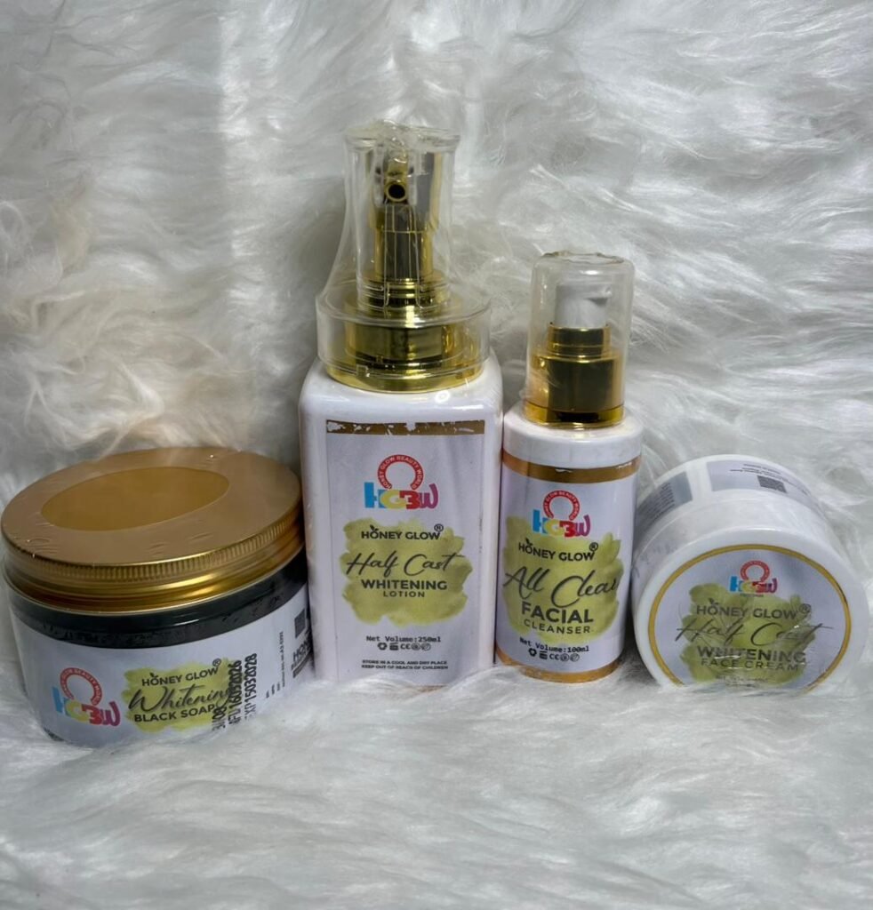 Half-Cast Whitening customized Mini Set ( black soap)