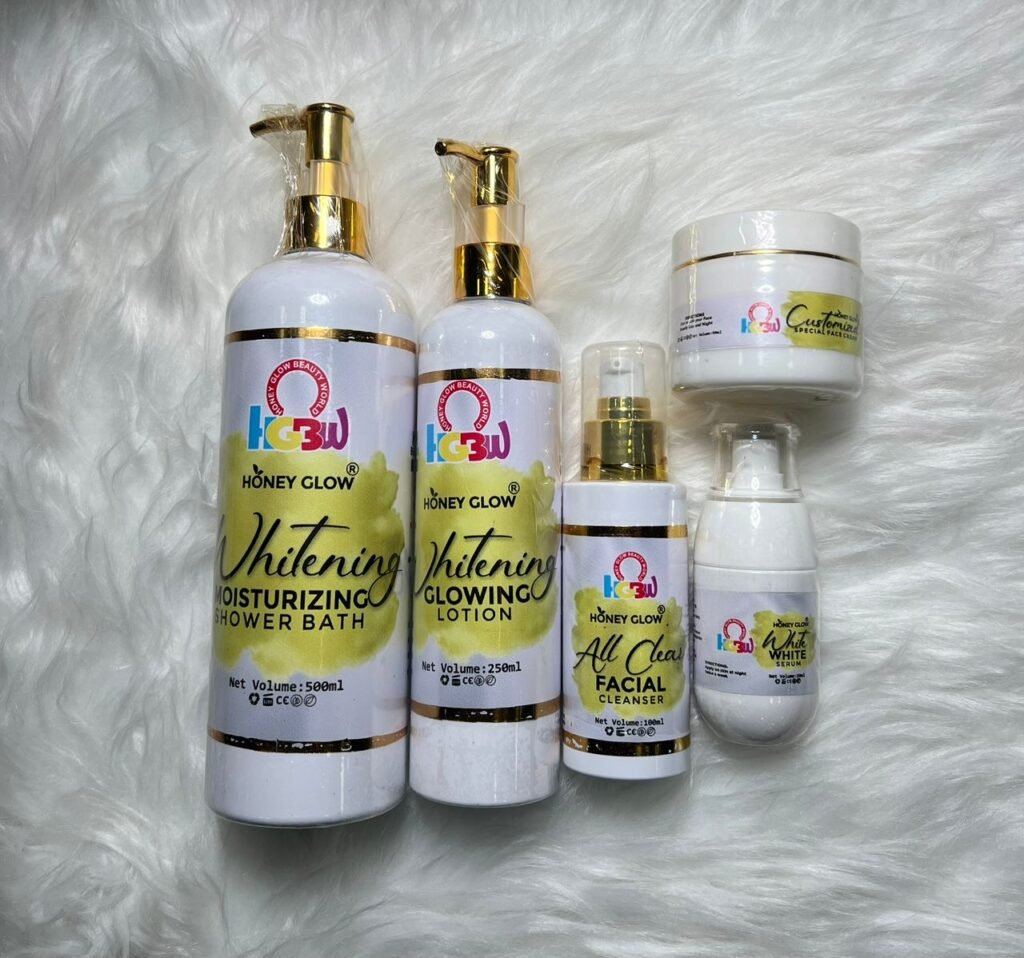 Whitening glowing set